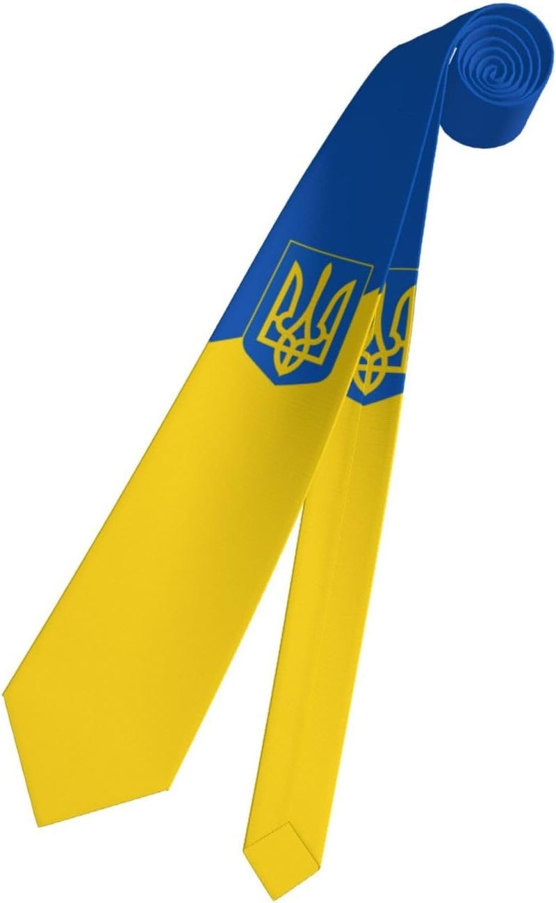 AKMCBSH National Flags Tie Comfortable Soft Novelty Necktie Unisex for Weddings Party Birthday Gift - Image 2